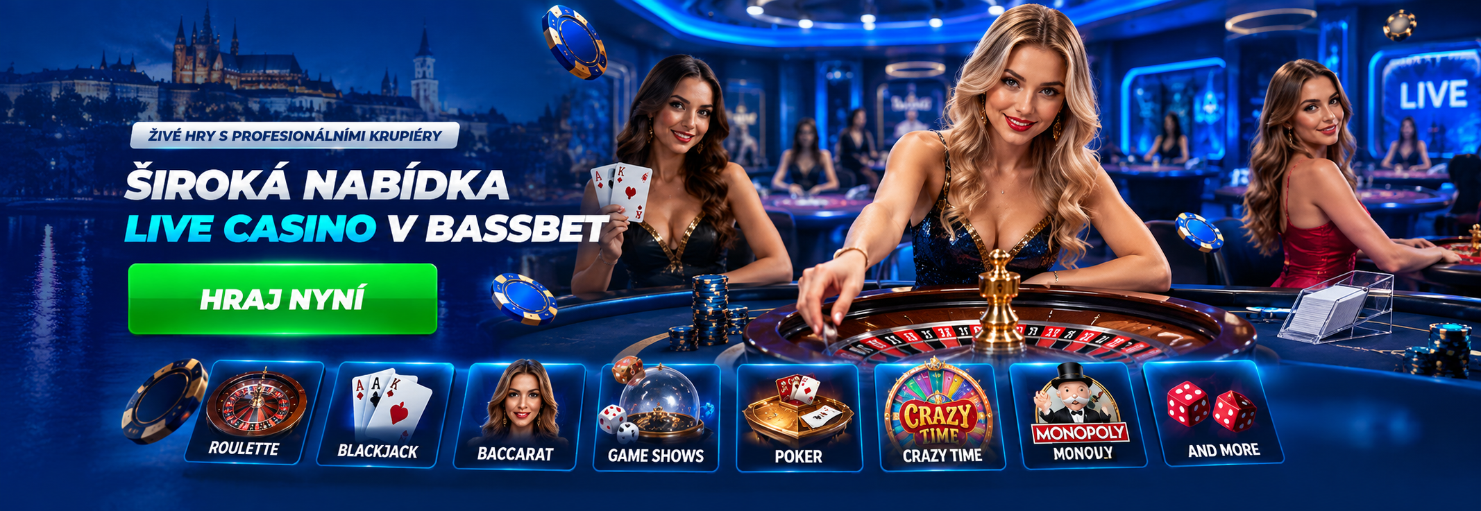 Přehled nabídky BassBet Casino